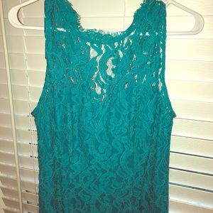 Dolce Vita teal lace dress